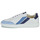 Pantofi Bărbați Pantofi sport Casual Caval LOW SLASH 50 SHADES OF BLUE Alb / Albastru