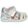 Pantofi Fete Sandale Geox B ELTHAN GIRL Alb / Roz / Galben