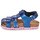 Pantofi Fete Sandale Geox B SANDAL CHALKI GIRL Albastru / Roz