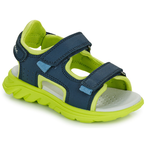 Pantofi Băieți Sandale Geox J SANDAL AIRADYUM BO Albastru / Verde