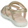 Pantofi Fete Sandale Geox J SANDAL HAITI GIRL Auriu / Bej