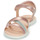 Pantofi Fete Sandale Geox J SANDAL KARLY GIRL Roz / Argintiu