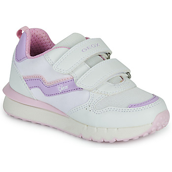 Pantofi Fete Pantofi sport Casual Geox J FASTICS GIRL Alb / Violet