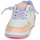 Pantofi Fete Pantofi sport Casual Geox J WASHIBA GIRL Alb / Portocaliu / Violet