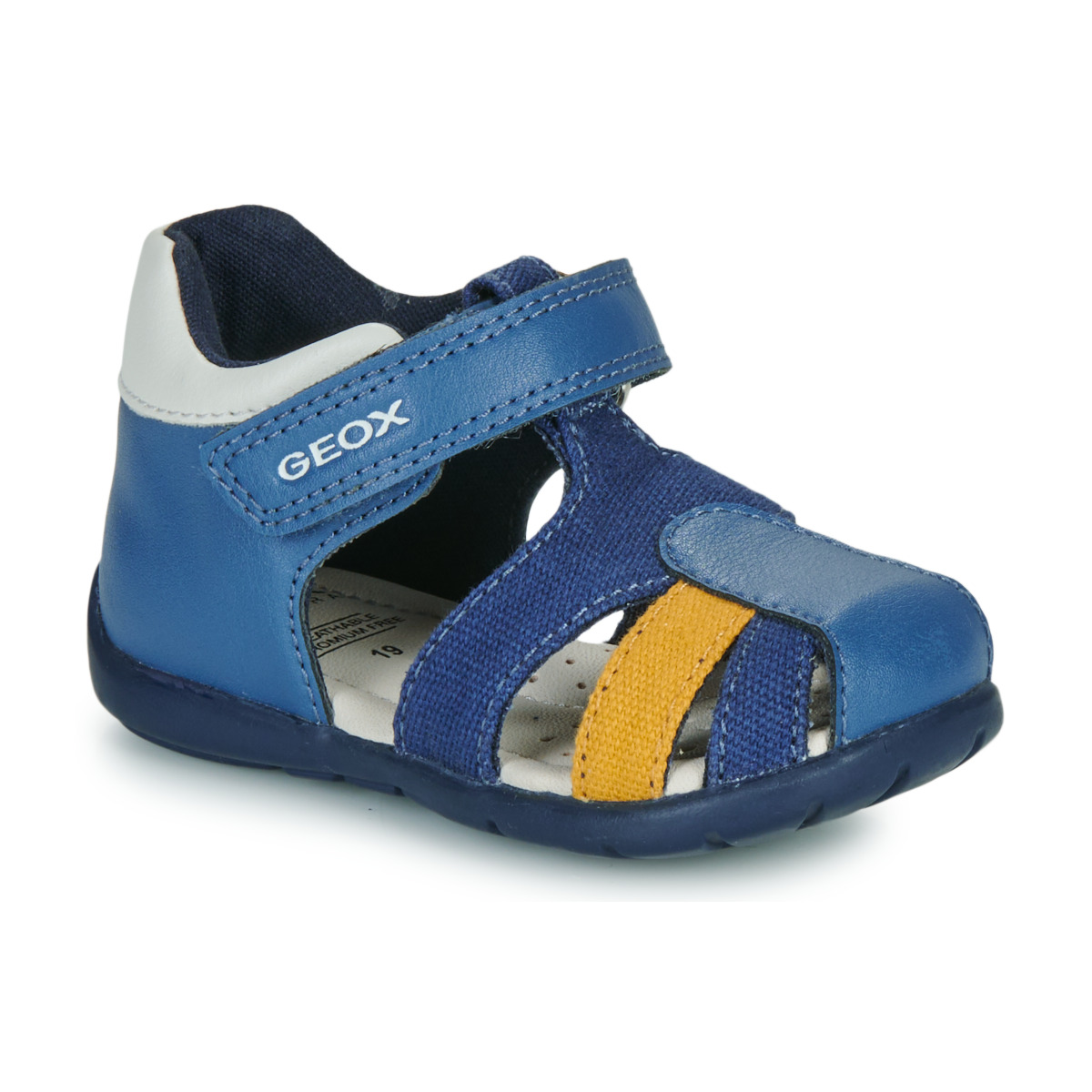 Pantofi Băieți Sandale Geox B ELTHAN BOY Albastru / Galben