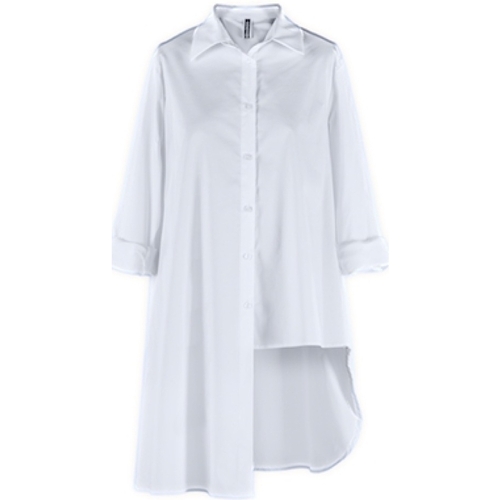 Îmbracaminte Femei Topuri și Bluze Wendy Trendy Shirt 220511 - White Alb