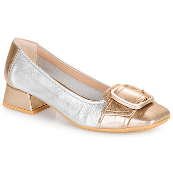 Pantofi Femei Balerin și Balerini cu curea Hispanitas ARUBA Argintiu / Auriu