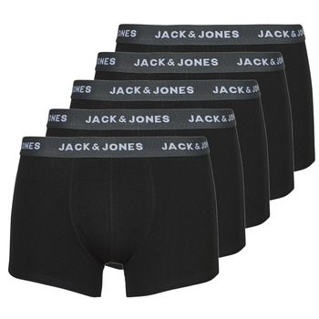 Lenjerie intimă Bărbați Boxeri Jack & Jones JACHUEY TRUNKS 5 PACK Negru