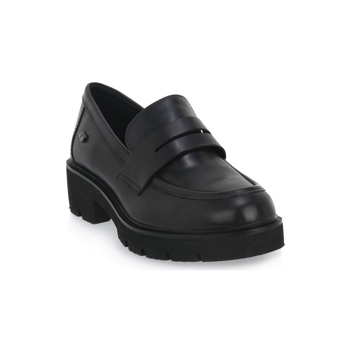 Pantofi Femei Mocasini Valleverde VITELLO NERO Negru