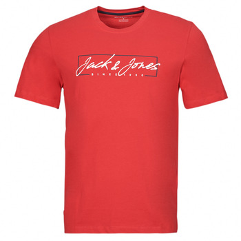 Îmbracaminte Bărbați Tricouri mânecă scurtă Jack & Jones JJZURI TEE SS CREW NECK Roșu