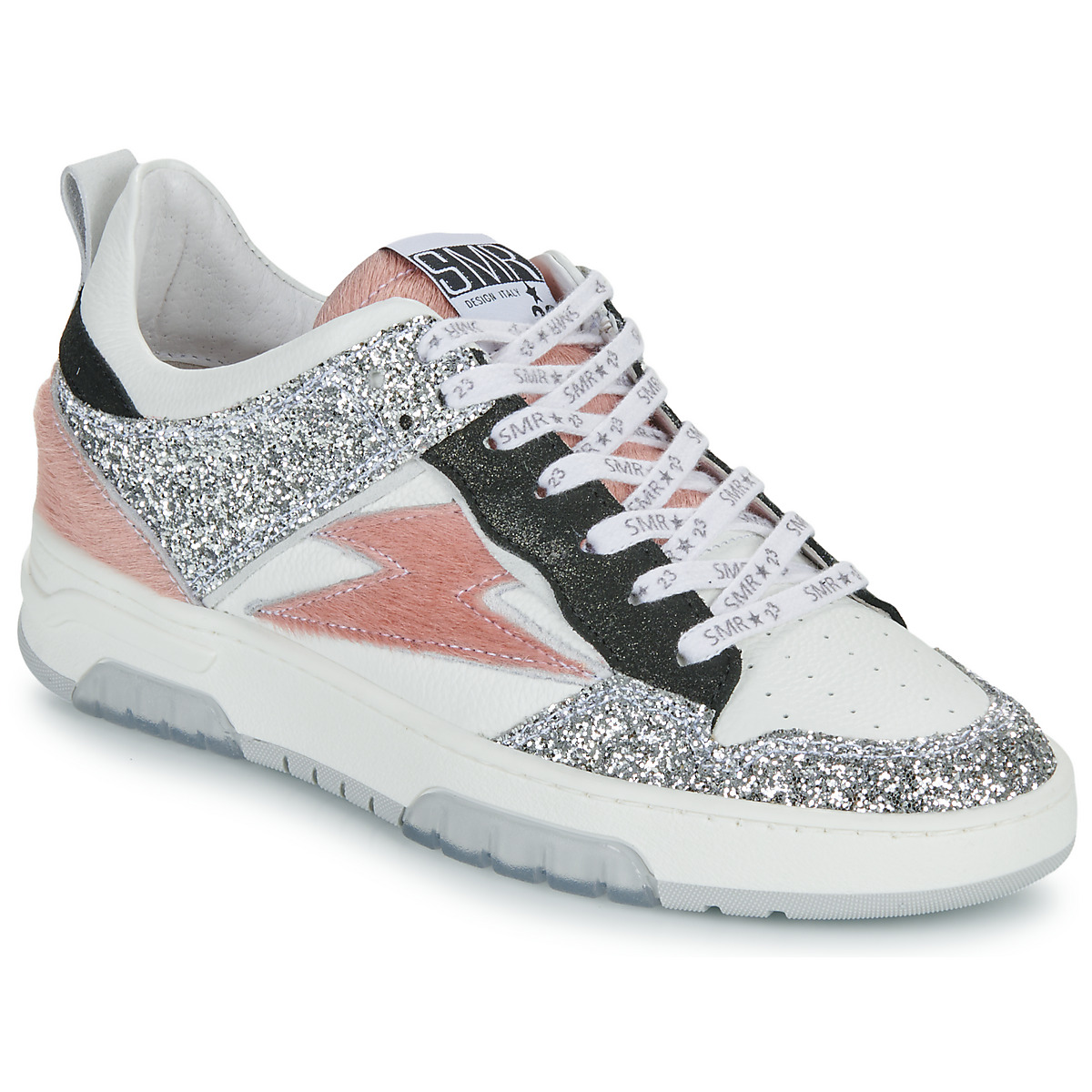 Pantofi Femei Pantofi sport Casual Semerdjian CHITA Alb / Roz / Argintiu
