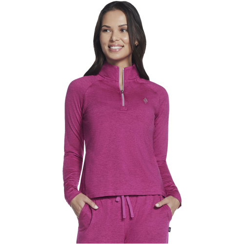 Îmbracaminte Femei Bluze îmbrăcăminte sport  Skechers Ultra Go Lite Full Zip Hoodie roz