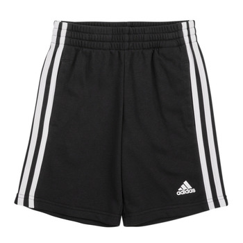 Îmbracaminte Copii Pantaloni scurti și Bermuda Adidas Sportswear LK 3S SHORT Negru / Alb