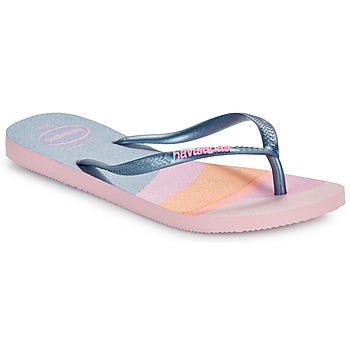 Pantofi Femei  Flip-Flops Havaianas SLIM PALETTE GLOW Albastru / Multicolor