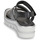 Pantofi Femei Sandale Gabor 18655357 Argintiu / Negru