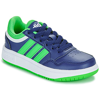 Pantofi Băieți Pantofi sport Casual Adidas Sportswear HOOPS 3.0 K Alb / Verde