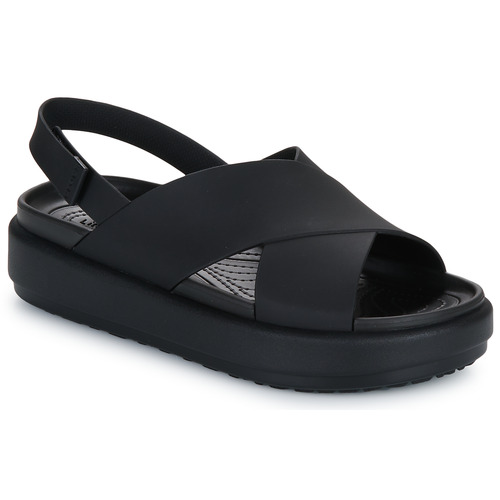 Pantofi Femei Sandale Crocs BROOKLYN LUXE X-STRAP Negru