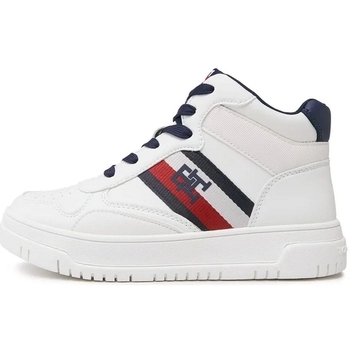 Tommy Hilfiger STRIPES HIGH TOP LACE-UP Alb