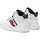 Pantofi Femei Sneakers Tommy Hilfiger STRIPES HIGH TOP LACE-UP Alb
