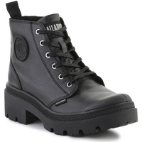 Pantofi Femei Pantofi sport stil gheata Palladium Pallabase Leather 96905-001-M Black/Black Negru