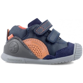 Pantofi Copii Sneakers Biomecanics Baby Sneakers 231125-A - Azul Marinho portocaliu