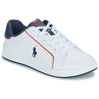 Pantofi Copii Pantofi sport Casual Polo Ralph Lauren HERITAGE COURT III Alb / Albastru / Roșu