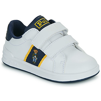 Pantofi Copii Pantofi sport Casual Polo Ralph Lauren HERITAGE COURT BEAR EZ Alb / Albastru / Galben