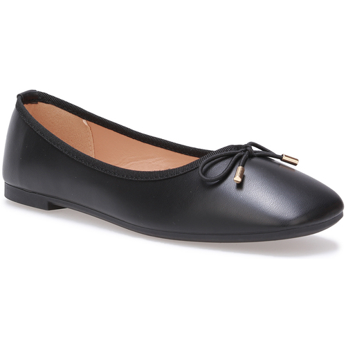 Pantofi Femei Balerin și Balerini cu curea La Modeuse 68651_P160042 Negru