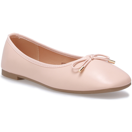 Pantofi Femei Balerin și Balerini cu curea La Modeuse 68652_P160048 roz