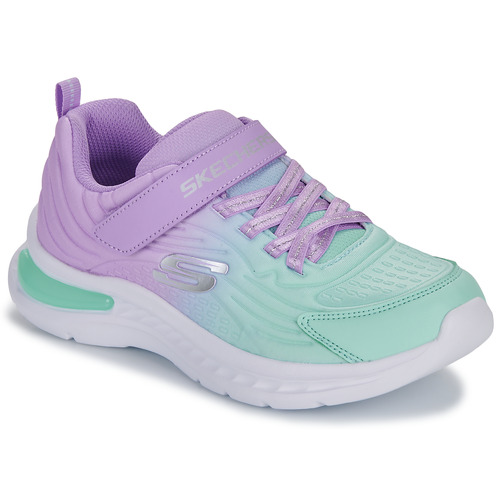 Pantofi Fete Pantofi sport Casual Skechers JUMPERS-TECH - CLASSIC Verde / Violet