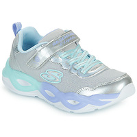 Pantofi Fete Pantofi sport Casual Skechers LIGHTS: TWISTY GLOW Argintiu / Albastru / Violet