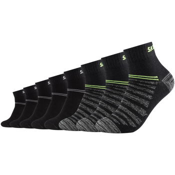 Lenjerie intimă Șosete sport Skechers 3PPK Unisex Mesh Ventilation Quarter Socks Negru