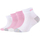 Lenjerie intimă Fete Șosete sport Skechers 4PPK Girls Mesh Ventilation Quarter Socks roz