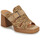 Pantofi Femei Papuci de vară Mam'Zelle SIMPLE Camel / Negru