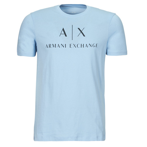 Îmbracaminte Bărbați Tricouri mânecă scurtă Armani Exchange 8NZTCJ Albastru / Albastru-cerului