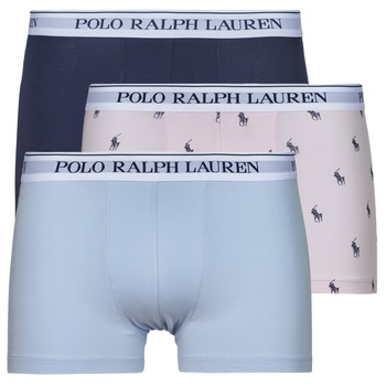 Lenjerie intimă Bărbați Boxeri Polo Ralph Lauren CLSSIC TRUNK-3 PACK-TRUNK Albastru / Roz / Albastru