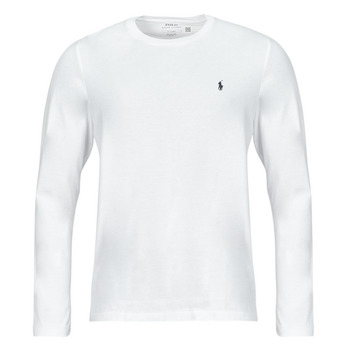 Îmbracaminte Tricouri cu mânecă lungă  Polo Ralph Lauren LS CREW NECK Alb