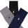 Accesorii Sosete Polo Ralph Lauren 86255PK-3PK DOT-CREW SOCK-3 PACK Negru / Gri / Albastru