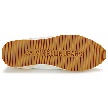 Calvin Klein Jeans RUNNER SOCK LACEUP NY-LTH Ecru / Albastru