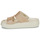 Pantofi Femei Papuci de vară Crocs Getaway PlatformGlitterH-Strap Bej