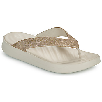 Pantofi Femei  Flip-Flops Crocs Getaway Glitter Flip Bej