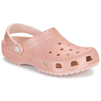 Pantofi Femei Saboti Crocs Classic Glitter Clog Roz / Glitter