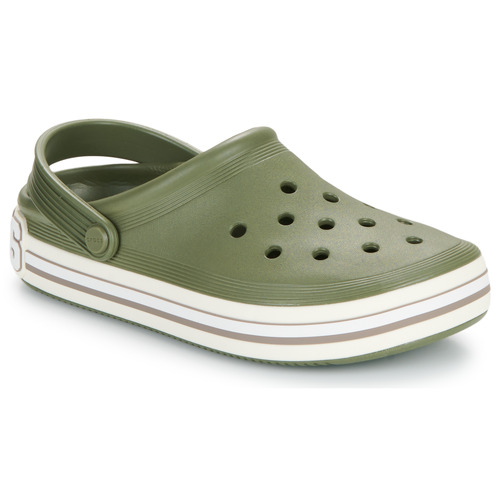 Pantofi Saboti Crocs Off Court Logo Clog Kaki