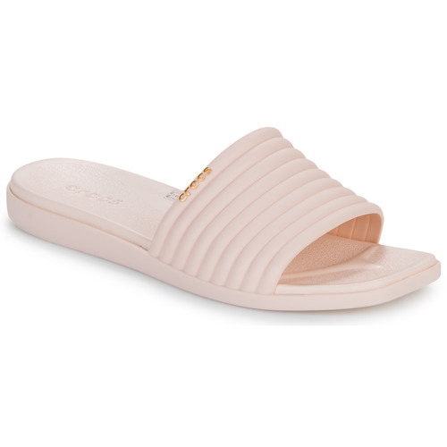 Pantofi Femei Papuci de vară Crocs Miami Slide Bej