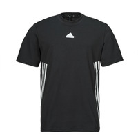 Îmbracaminte Bărbați Tricouri mânecă scurtă Adidas Sportswear M FI 3S T Negru / Alb