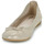 Pantofi Femei Balerin și Balerini cu curea Tamaris 22116-179 Auriu