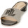 Pantofi Femei Papuci de vară Lauren Ralph Lauren FAY LOGO-SANDALS-FLAT SANDAL Negru / Bej
