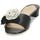 Pantofi Femei Papuci de vară Lauren Ralph Lauren FAY FLOWER-SANDALS-FLAT SANDAL Negru / Alb
