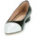 Pantofi Femei Balerin și Balerini cu curea Fericelli GABRIELLE Negru / Alb