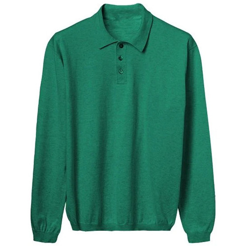 Îmbracaminte Bărbați Tricou Polo manecă lungă Lanaioli  verde